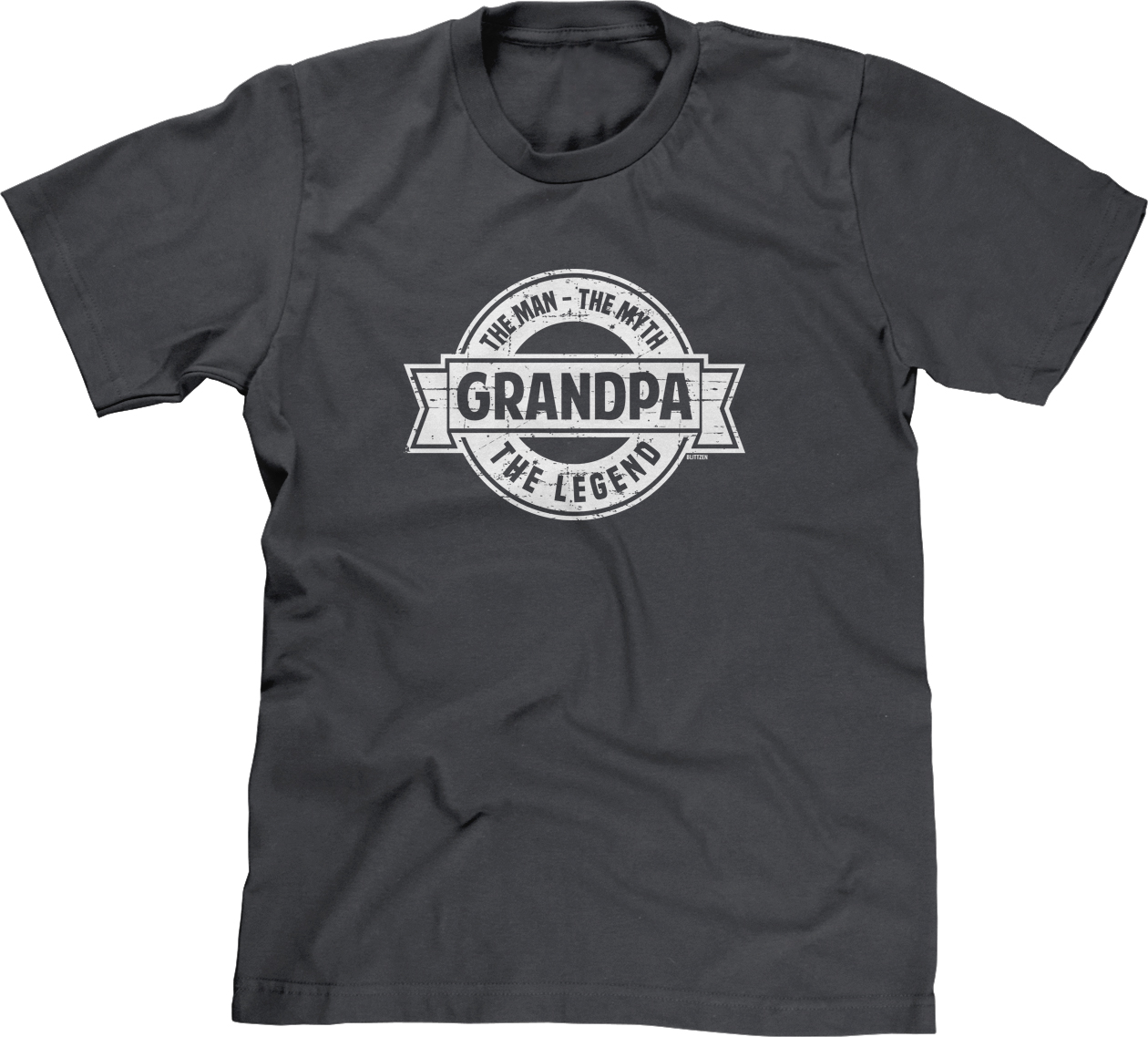 The Man The Myth The Legend Grandpa Granddad Fathers Day Present Gift Mens Tee 